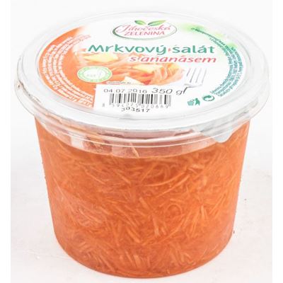 JIHOČESKÁ ZELENINA Salát mrkvový s ananasem chlaz. 350 g