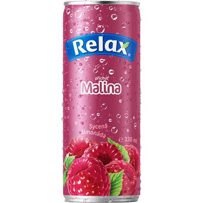 Relax Malina 12 x 330 ml plech