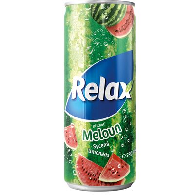 Relax Meloun nápoj 12 x 330 ml plech