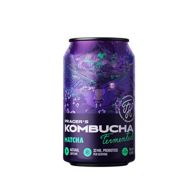 PRAGER'S Kombucha Matcha 12 x 330 ml