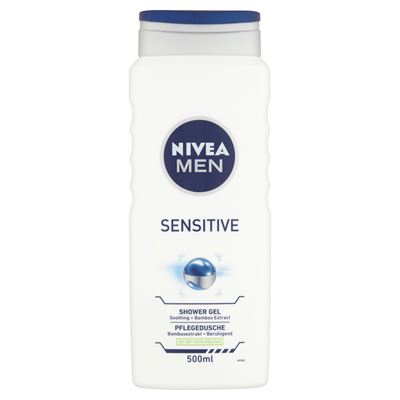 NIVEA Sensitive sprchový gel pánský 500 ml