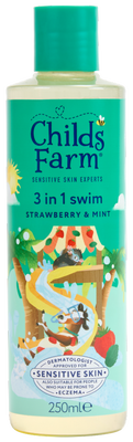 Childs Farm 3v1 Sprchový gel, šampon a kondicionér po plavání jahoda a máta
