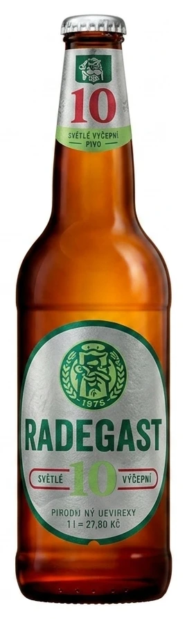 Radegast 10 světlé výčepní pivo