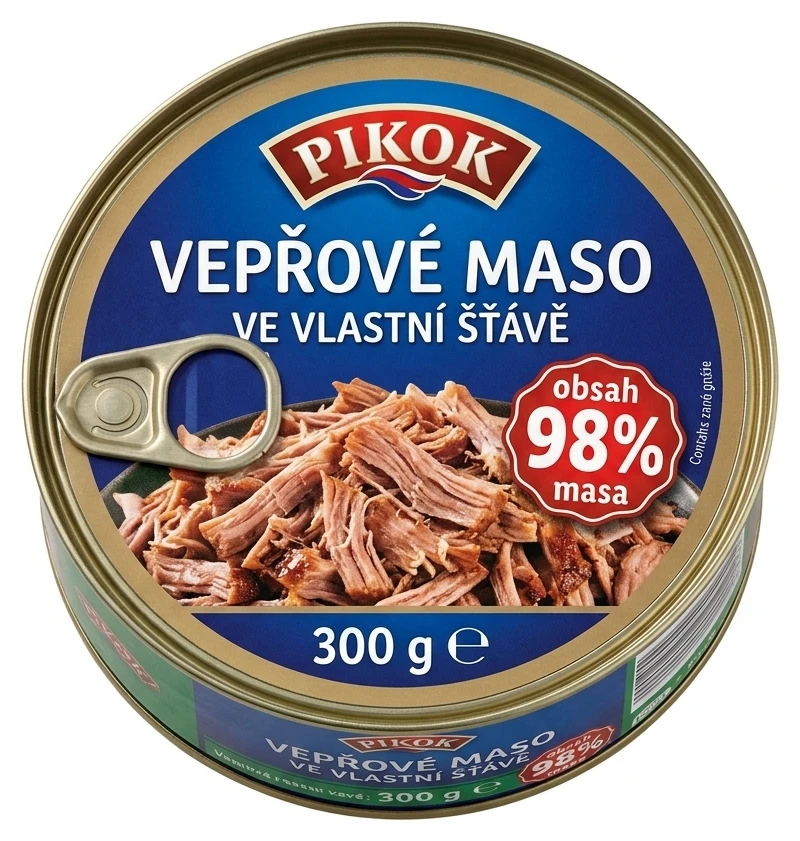 PIKOK Vepřové maso ve vlastní šťávě