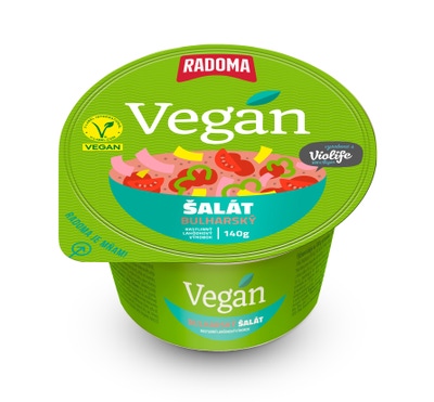 RADOMA Vegan Bulharský šalát s Violife Gouda