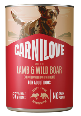 Carnilove Paté Made with Lamb & Wild Boar pro psy