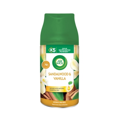Air Wick Freshmatic Náplň do osvěžovače vzduchu –  Vanilka a santalové dřevo