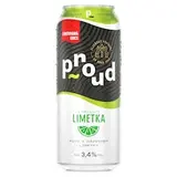 Proud S příchutí limetka pivo výčepní ochucené 0,5l