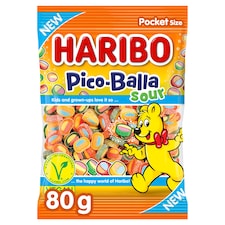 Haribo Pico-Balla kyselé želé s ovocnými příchutěmi 80g