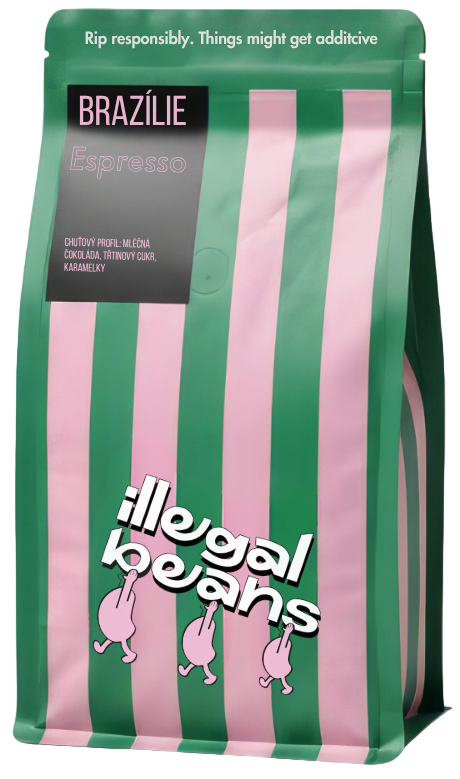illegal beans Brazílie Diamond espresso zrnková káva