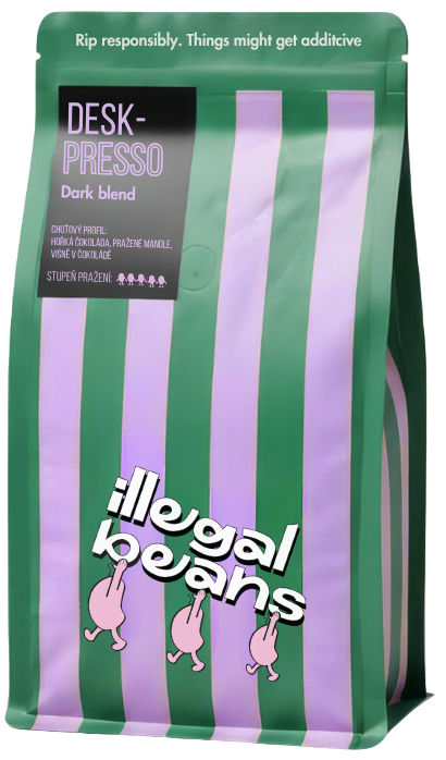 illegal beans Deskpresso Dark espresso zrnková káva