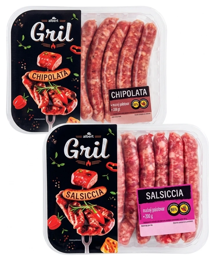 Albert Masová klobása Chipolata/Salsiccia