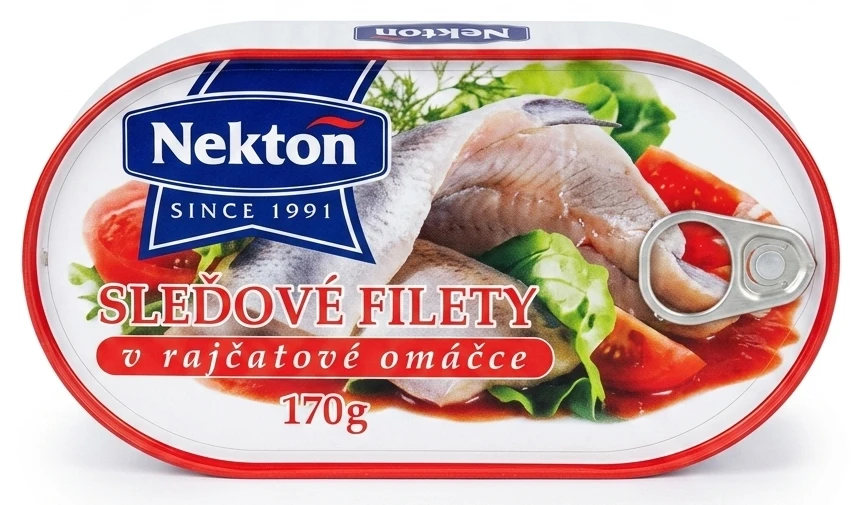 Nekton Sleďové filety v rajčatové omáčce