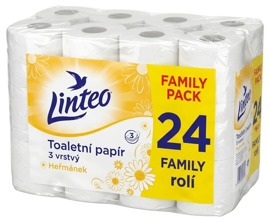 Linteo Toaletní papír 24 rolí