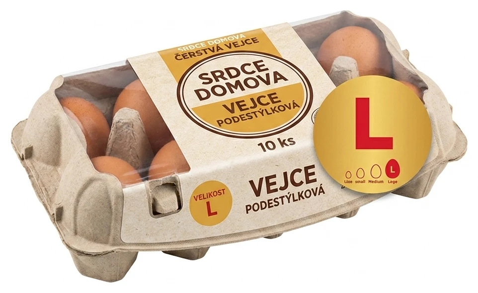 Srdce domova Vejce L podestýlková