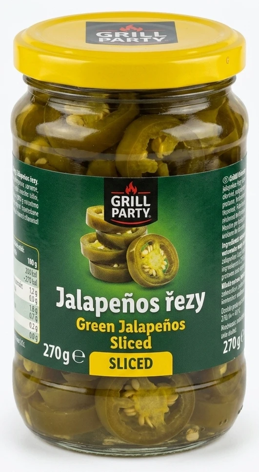 Grill Party Jalapeños řezy