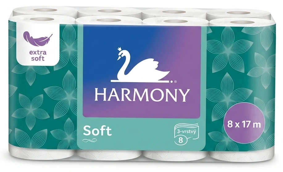 Harmony Toaletní papír Soft 3vrstvý