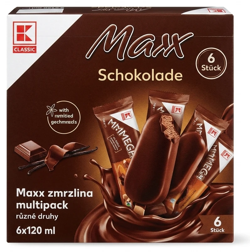 Maxx zmrzlina multipack