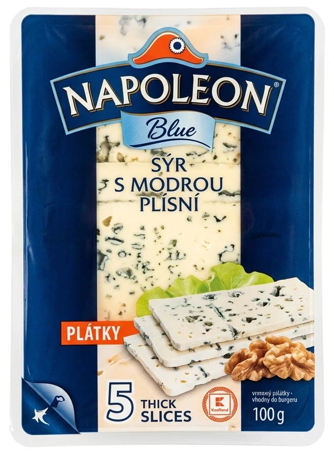 Napoleon Sýr s modrou plísní plátky