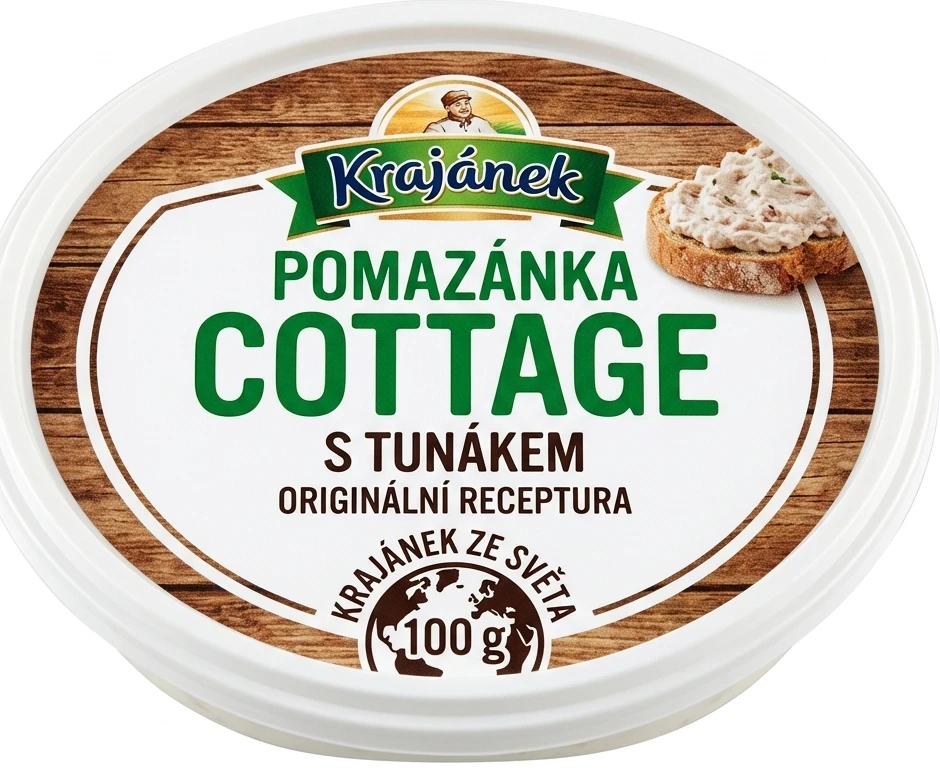 Krajánek Pomazánka cottage různé druhy