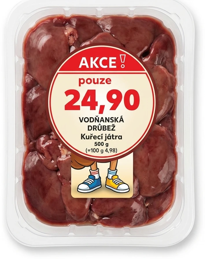 Vodňanská drůbež Kuřecí játra