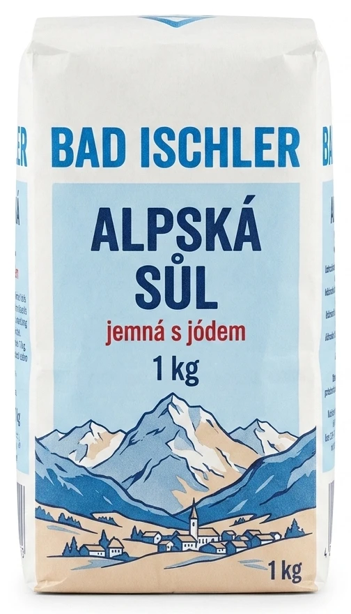 Bad Ischler Alpská jedlá sůl