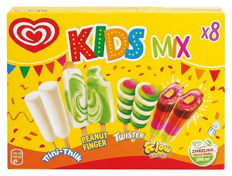 KIDS MIX Zmrzlina různé druhy