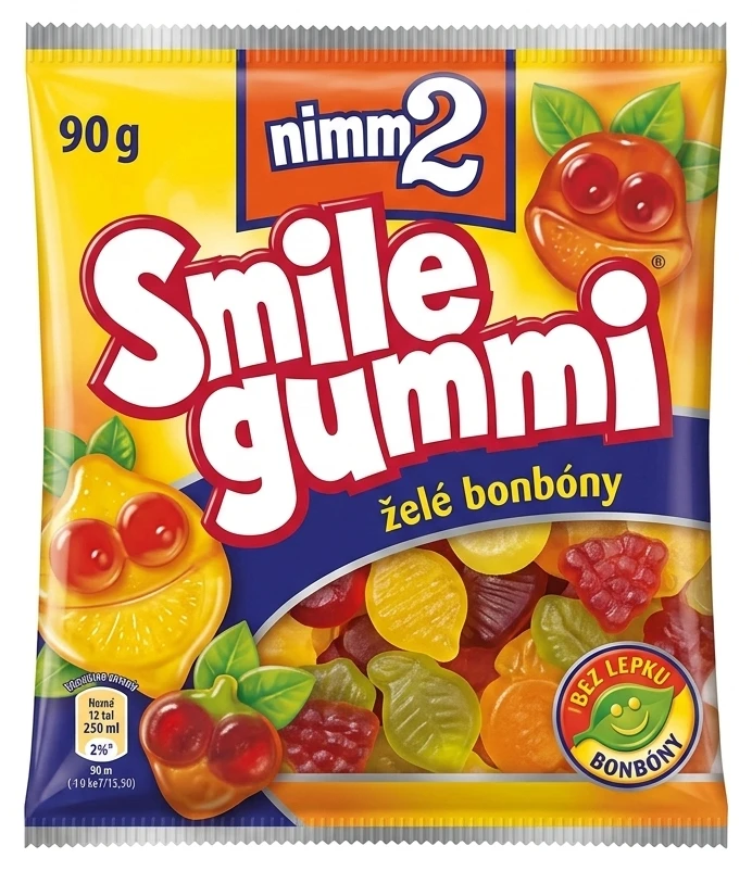 NIMM2 SMILE GUMMI Želé bonbóny různé druhy