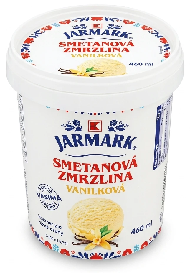 Jarmark Zmrzlina různé druhy