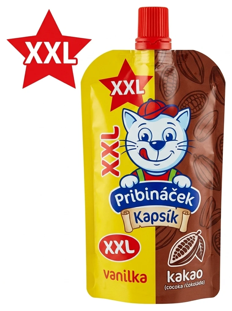 Pribináček Kapsík XXL vanilka/čokoláda