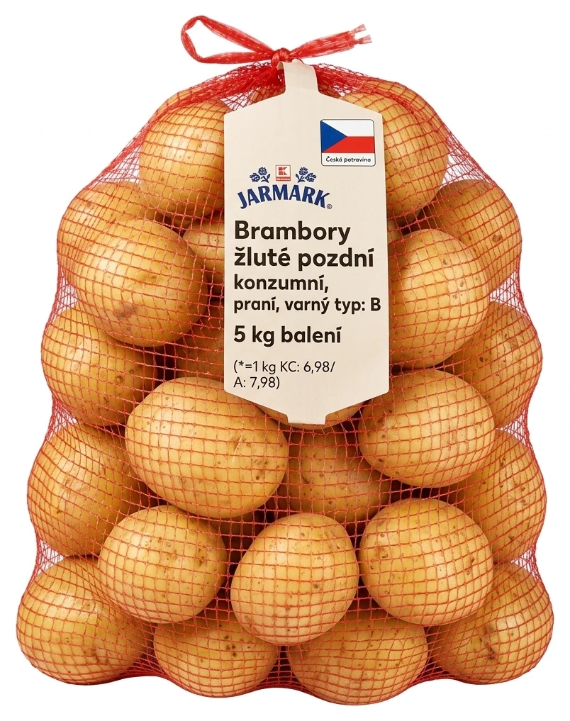 Brambory žluté pozdní konzumní