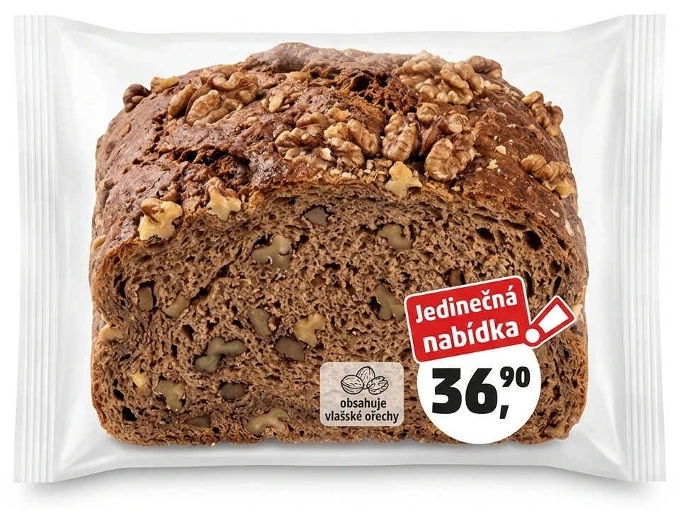Chlebík ořechový speciál
