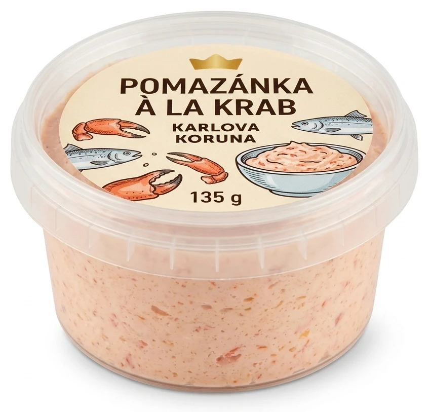 Pomazánka à la krab Karlova Koruna