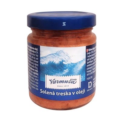 Treska alá losos drcená (pevný podíl 100 g) chlaz. 125 g