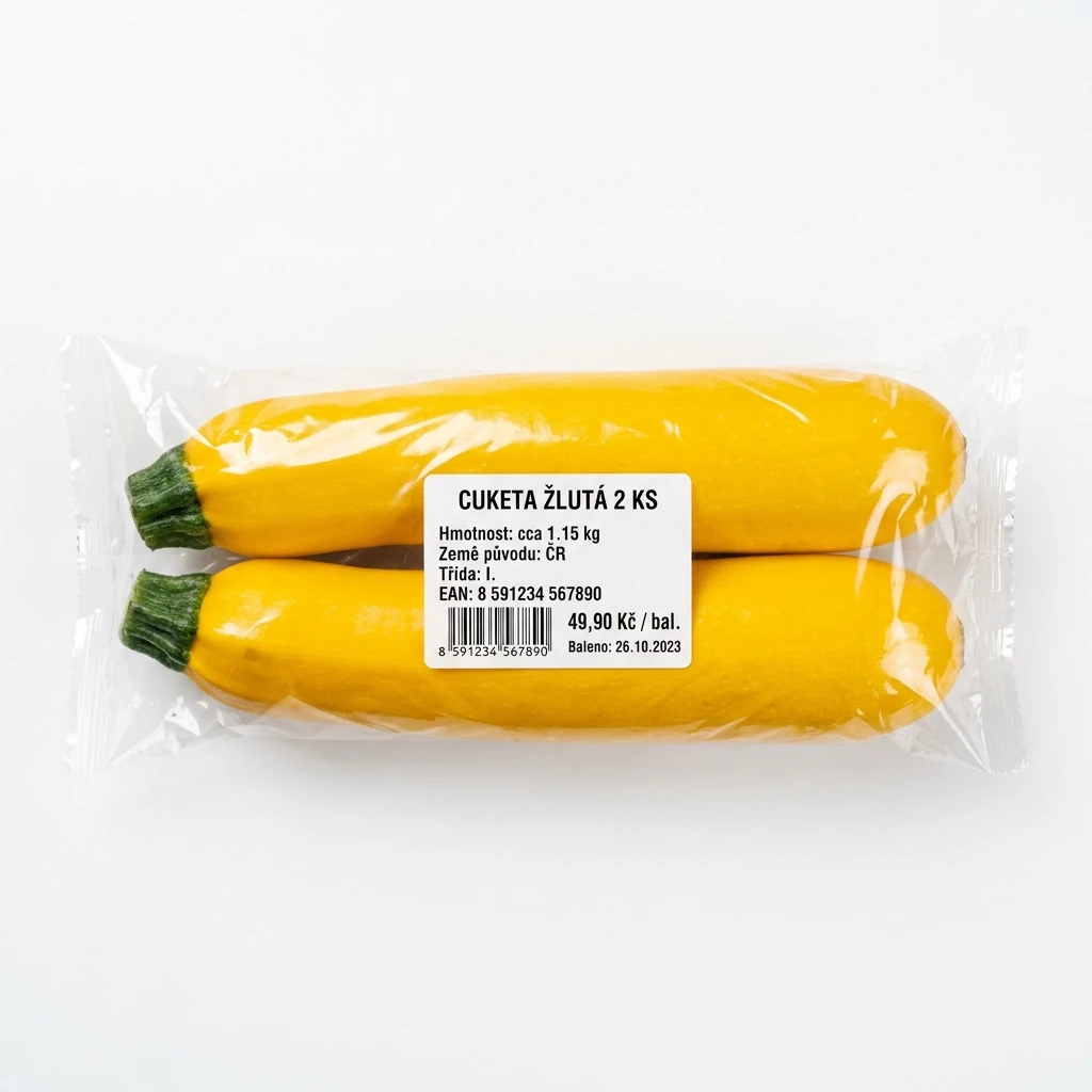 Cuketa žlutá 2 ks cca čerstvá 700 g+