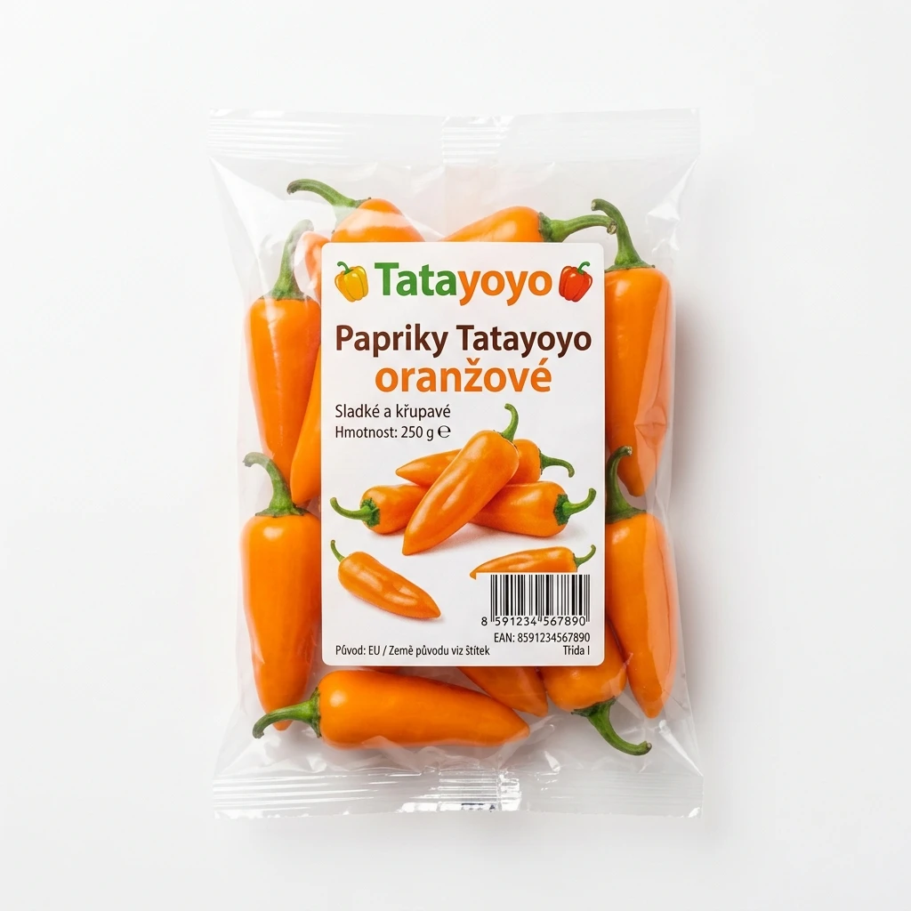 Papriky Tatayoyo oranžové 250 g