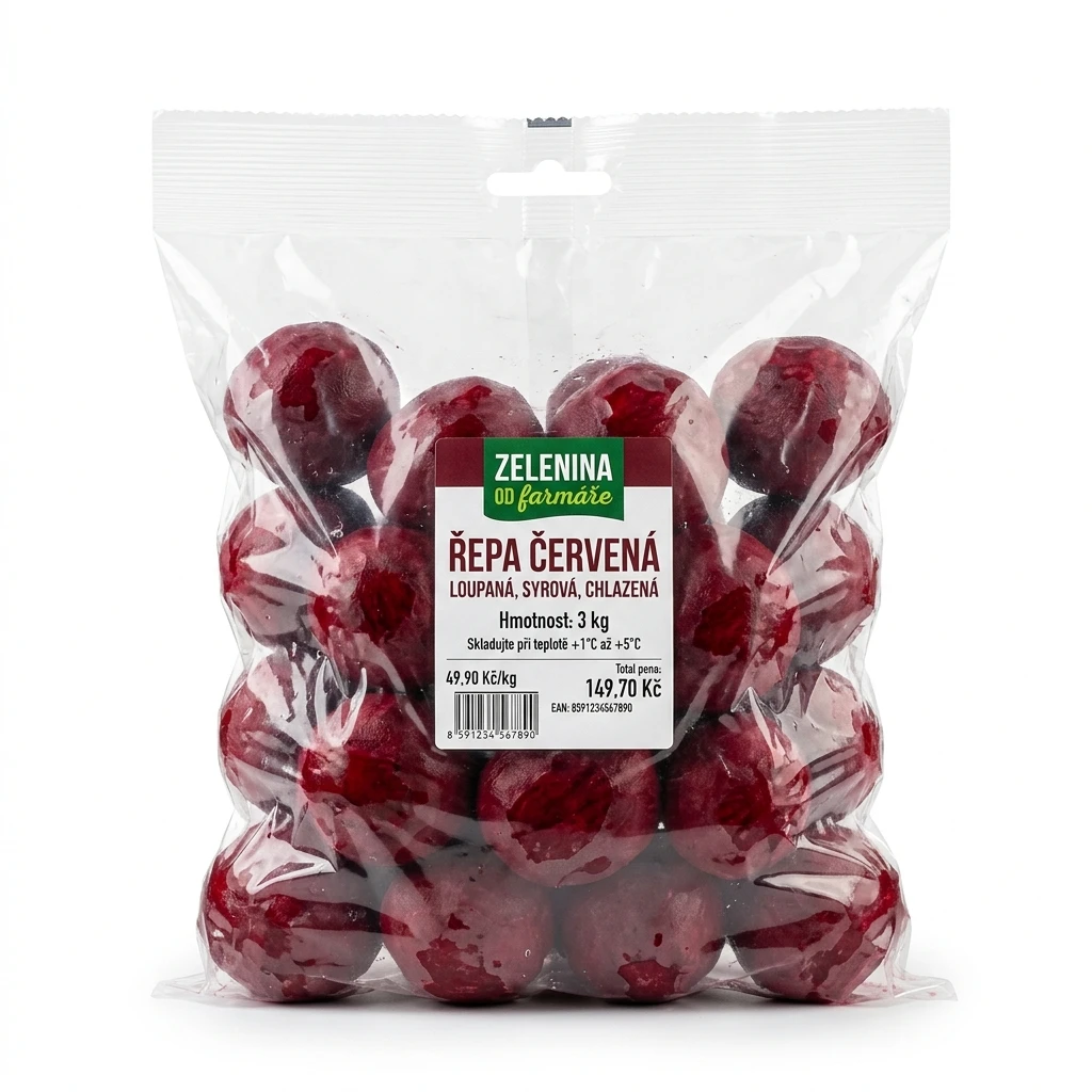 Řepa červená loupaná syrová chlaz. 3 kg