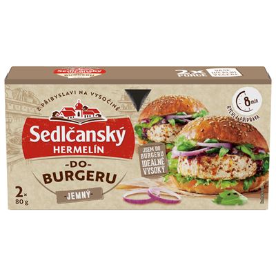 Sedlčanský Hermelín do burgeru (2 x 80 g) 160 g