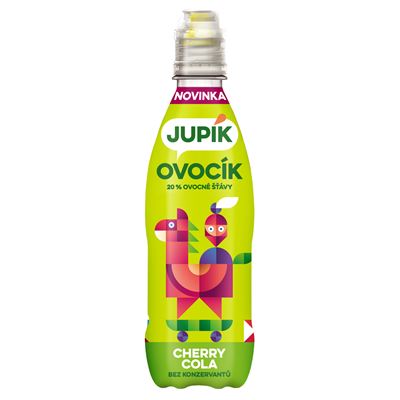 Jupík Jahoda Cherry/třešeň Cola nápoj 12 x 330 ml