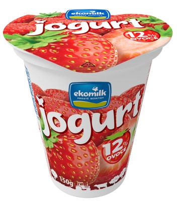 Ekomilk Jogurt 2,7%, jahoda