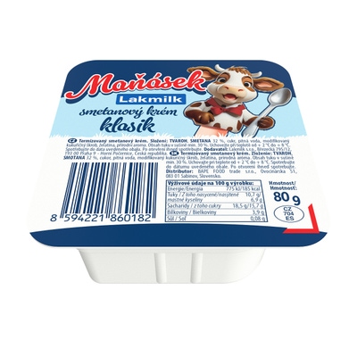 Lakmilk Maňásek dětský smetanový dezert vanilka