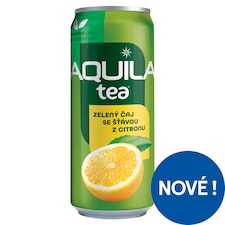Aquila Zelený čaj se šťávou z citronu 330ml