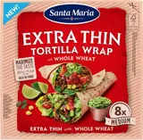 Santa Maria Tortilla Extra Thin Whole Wheat 240g