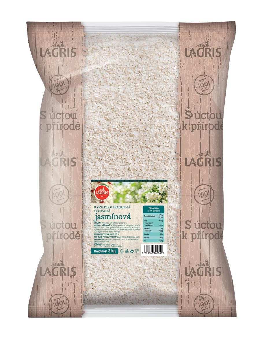 Lagris Rýže jasmínová 3 kg