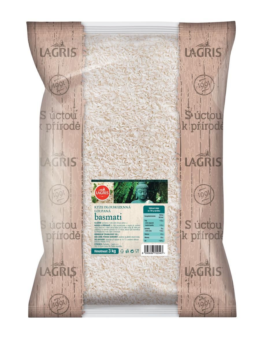 Lagris Rýže basmati 3 kg