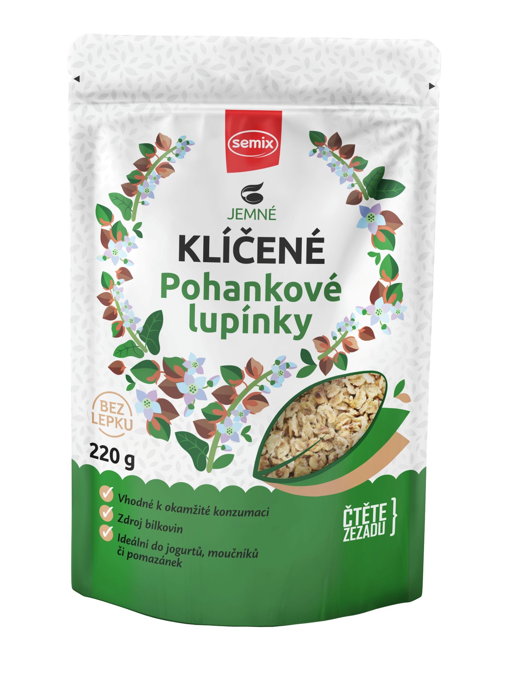 Semix Klíčená pohanka lupínky 220g