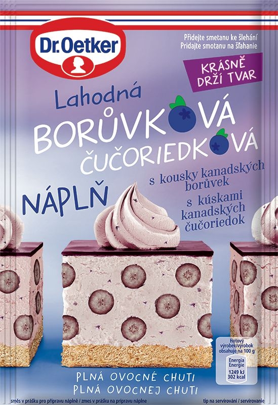 Dr.Oetker Borůvková náplň 50g