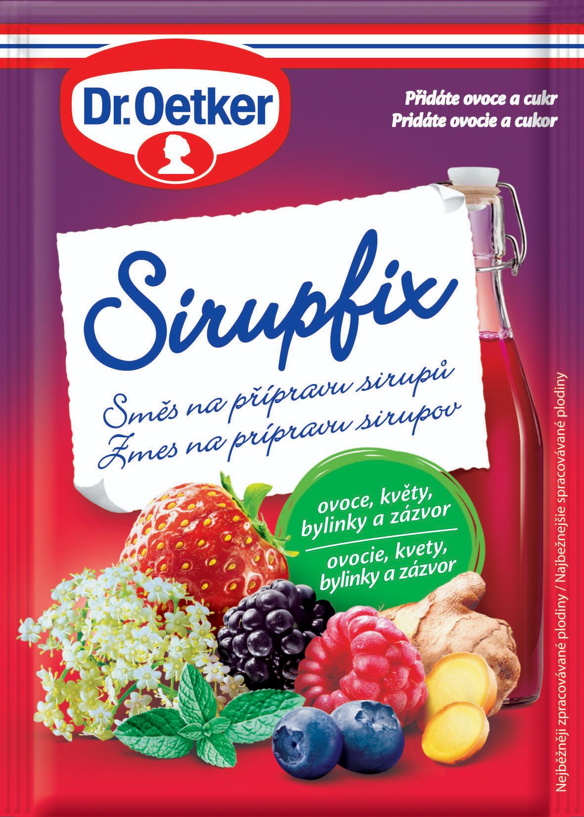 Dr.Oetker Sirupfix Směs na přípravu sirupů 40g