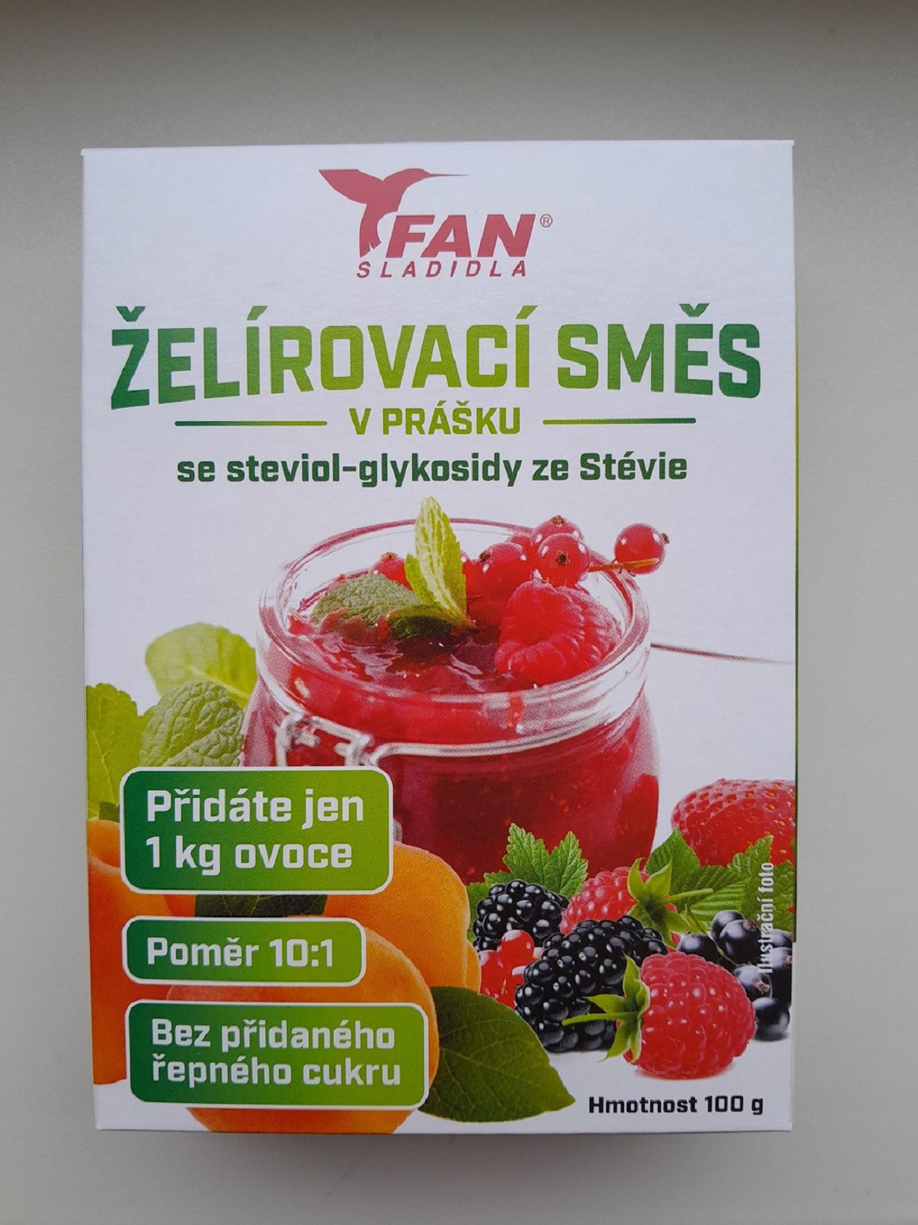 FAN Želírovací směs se Stévií 100 g