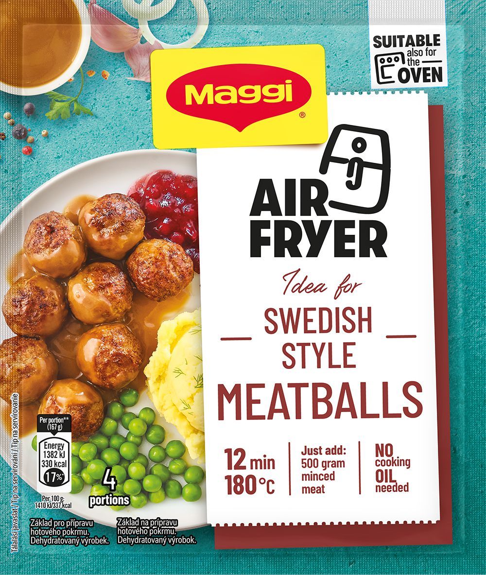 Maggi Air fryer nápady masové kuličky 69g​